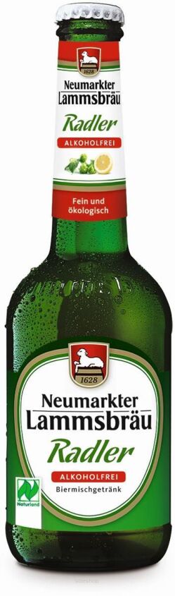 PIWO BEZALKOHOLOWE RADLER BIO 330 ml - NEUMARKTER LAMMSBRAU