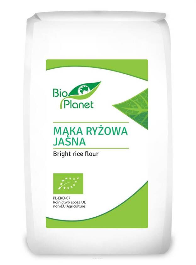 MĄKA RYŻOWA JASNA BIO 500 g - BIO PLANET