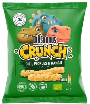 Chrupki kukurydziane Crunch o smaku koperek-pikle-sos ranczerski BEZGL. BIO 40 g