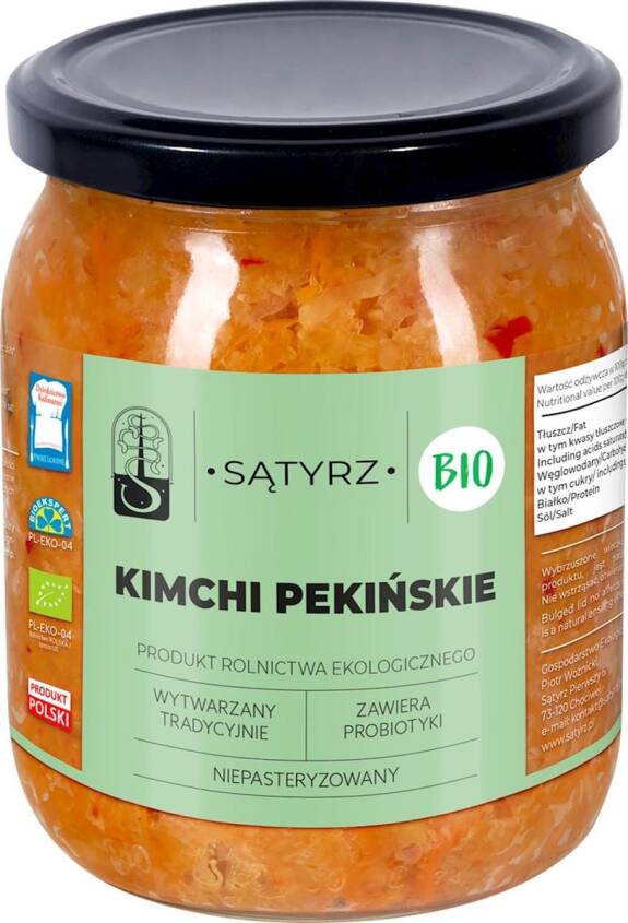 KIMCHI PEKIŃSKIE BIO 450 g - SĄTYRZ