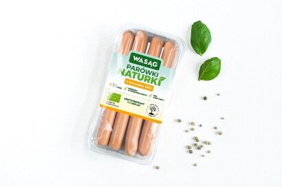 PARÓWKI Z KURCZAKA BIO 150 g - WASĄG (NA ZAMÓWIENIE)