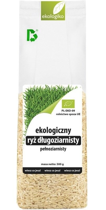 Ryż długoziarnisty pełnoziarnisty BIO 500 g