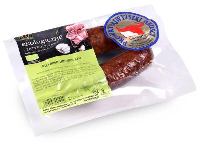 KIEŁBASA WIEJSKA BIO (około 0,15 kg) - WASĄG (NA ZAMÓWIENIE)