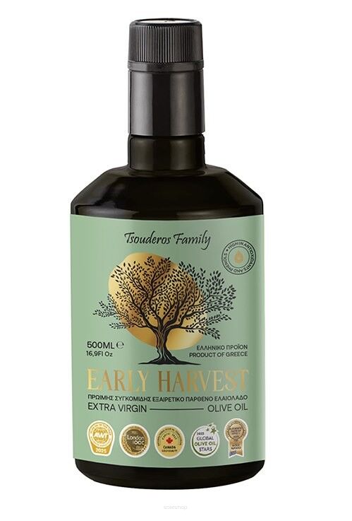 Oliwa z oliwek z wczesnych zbiorów Premium extra virgin BIO 500 ml - Ladi Tsouderos Ltd