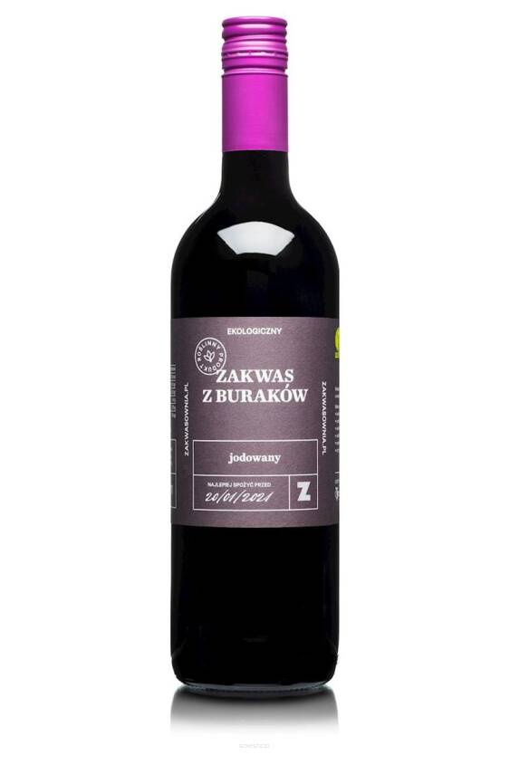 ZAKWAS Z BURAKÓW JODOWANY 700 ml - ZAKWASOWNIA