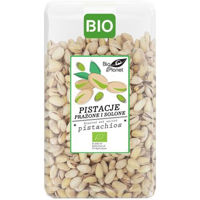 PISTACJE PRAŻONE I SOLONE BIO 700 g - BIO PLANET