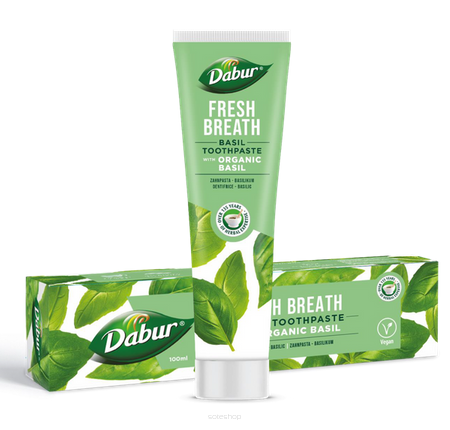 PASTA DO ZĘBÓW ŚWIEŻY ODDECH Z BAZYLIĄ 100 ml - DABUR