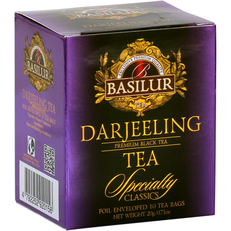 Herbata czarna bez dodatków DARJEELING w saszet. 10x2g - Basilur