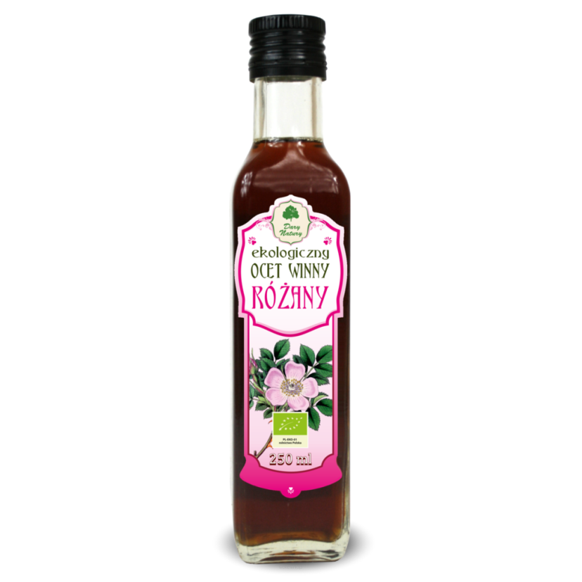 OCET WINNY RÓŻANY BIO 250 ml - DARY NATURY