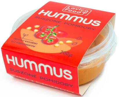 HUMMUS SUSZONE POMIDORY 200 g - LAVICA FOOD