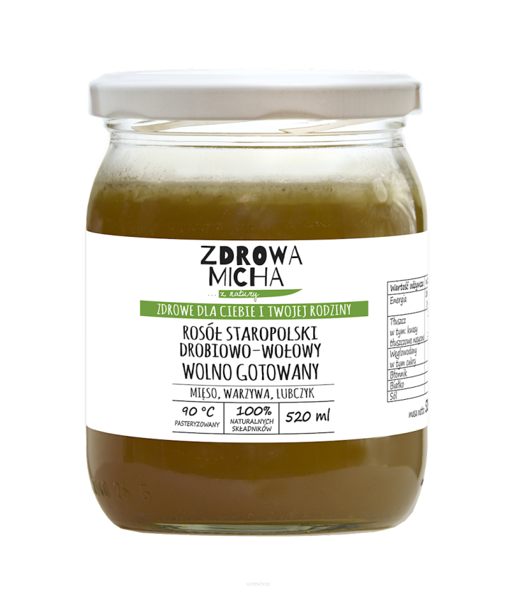 ROSÓŁ STAROPOLSKI BEZGLUTENOWY 520 ml - ZDROWA MICHA (NA ZAMÓWIENIE)