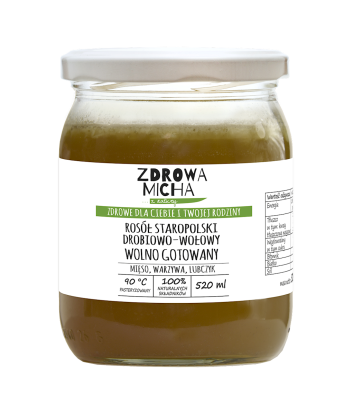 ROSÓŁ STAROPOLSKI BEZGLUTENOWY 520 ml - ZDROWA MICHA (NA ZAMÓWIENIE)