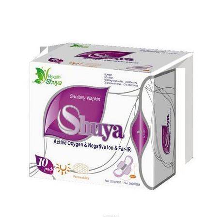 Ultracienkie podpaski dzienne 10 szt   SHUYA HEALTH- Bio Organic Foods