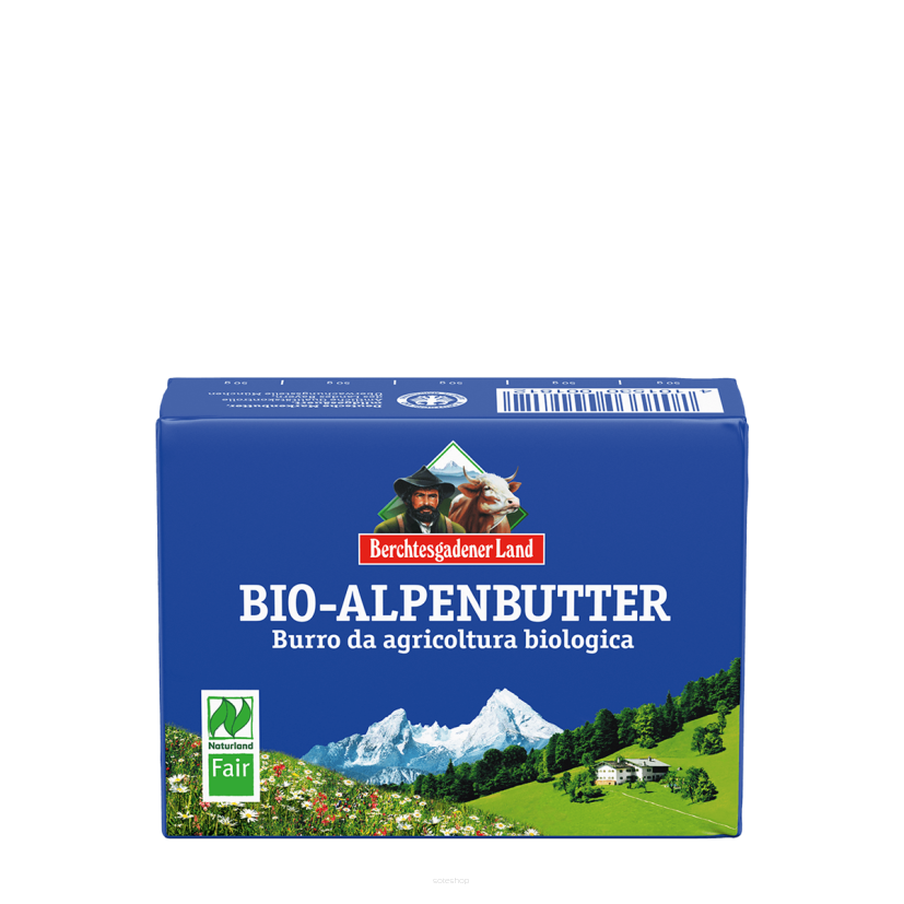 MASŁO ALPEJSKIE (82 % TŁUSZCZU) BIO 250 g - BERCHTESGADENER LAND