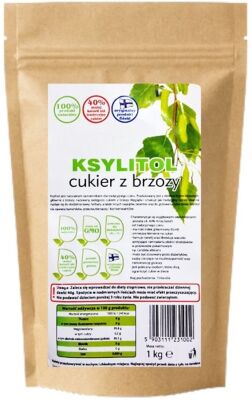 Ksylitol Fiński  cukier z brzozy 1 kg