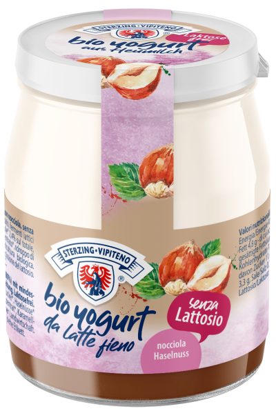 JOGURT ORZECHOWY Z MLEKA SIENNEGO BEZGLUTENOWY BIO 150 g (SŁOIK) - STERZING-VIPITENO