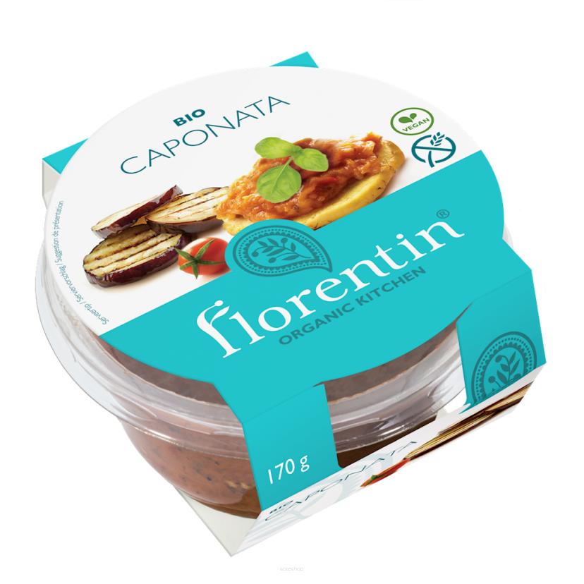 SAŁATKA CAPONATA BEZGLUTENOWA BIO 170 g - FLORENTIN