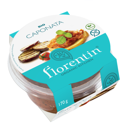 SAŁATKA CAPONATA BEZGLUTENOWA BIO 170 g - FLORENTIN