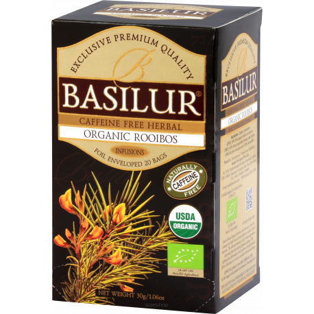 Organic Rooibos w saszetkach 20 x 1,5 g - Basilur