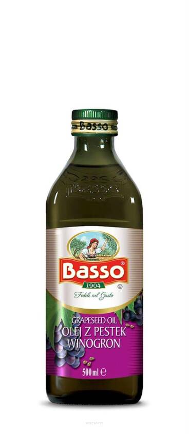 OLEJ Z PESTEK WINOGRON 500 ml - BASSO