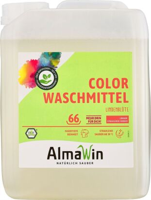 PŁYN DO PRANIA KOLOROWYCH UBRAŃ (KONCENTRAT) ECO 5 L (66 PRAŃ) - ALMAWIN