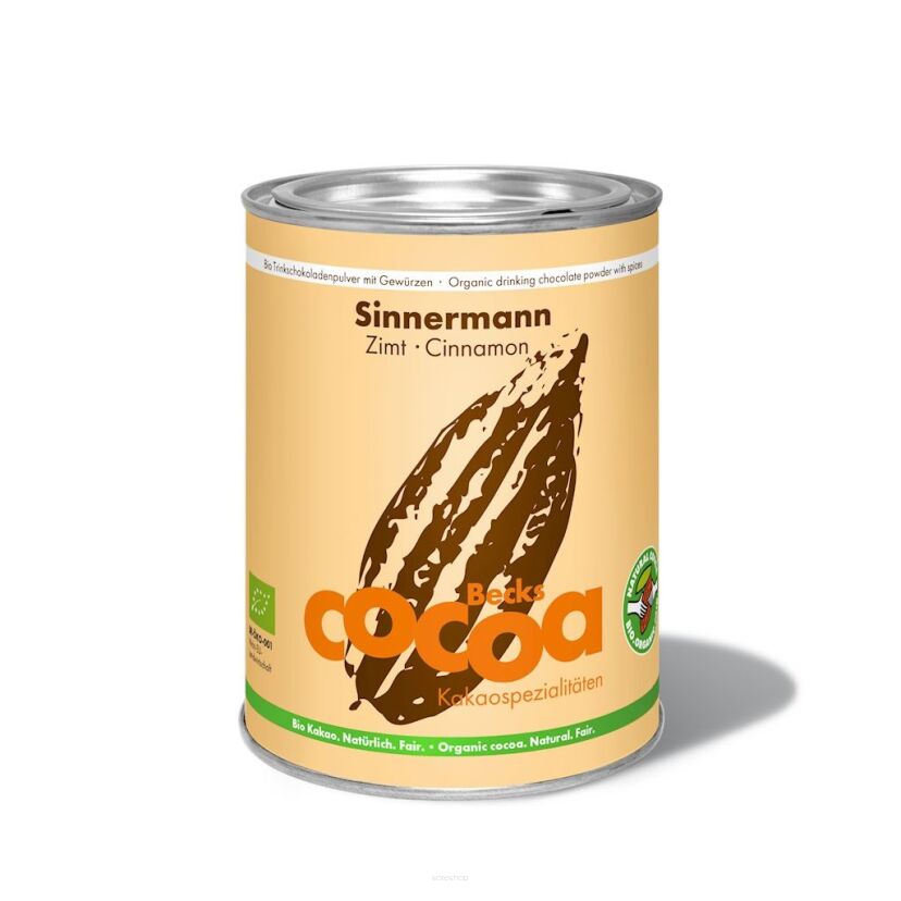 CZEKOLADA DO PICIA CYNAMONOWA BEZGLUTENOWA BIO 250 g - BECKS COCOA