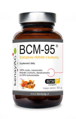 Kurkuma - rozpuszczalny ekstrakt BCM-95® (CURCUGREEN®) 60 g Kenay