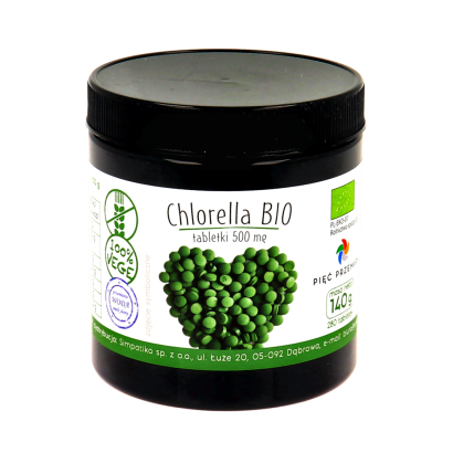 Chlorella tabletki BIO 140 g -  Pięć Przemian