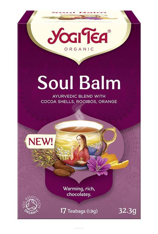 HERBATKA BALSAM DLA DUSZY (SOUL BALM) BIO (17 x 1,9 g) 32,3 g - YOGI TEA