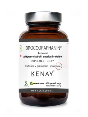 BROCCORAPHANIN - aktywny ekstrakt z nasion brokułów 60 kaps. - KenayAg