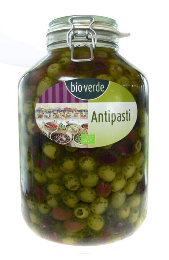 OLIWKI MIX BEZ PESTEK BIO 4,55 kg (SŁOIK) - BIO-VERDE