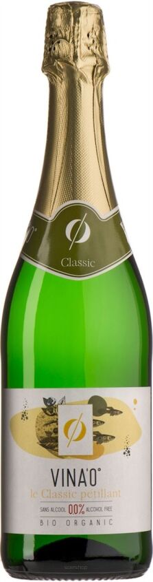 WINO BEZALKOHOLOWE LE CLASSIC PETILLANT BIAŁE PÓŁWYTRAWNE MUSUJĄCE BIO 750 ml - VINA0