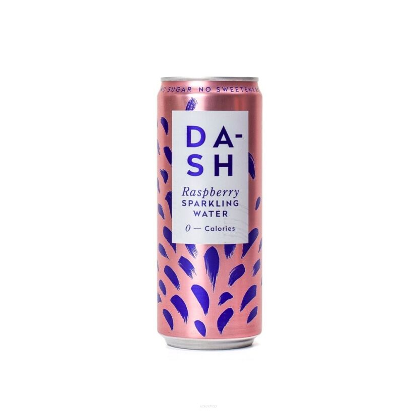 DASH WATER gazowana Malina 330 ml