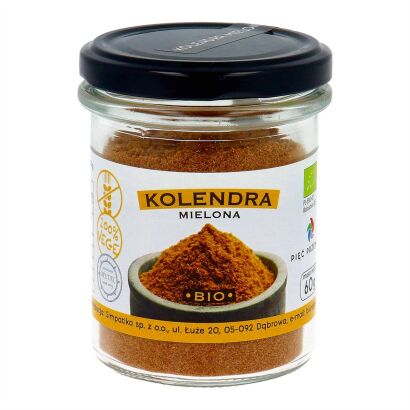 Kolendra mielona BIO 60 g - Pięć Przemian