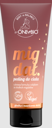 PEELING DO CIAŁA MIGDAŁ 200 ml - ONLYBIO BODY IN BALANCE