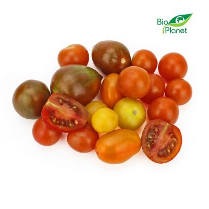 OPAKOWANIE ZBIORCZE (kg) - POMIDORY KOKTAJLOWE MIX ŚWIEŻE BIO (POLSKA) (około 2 kg)