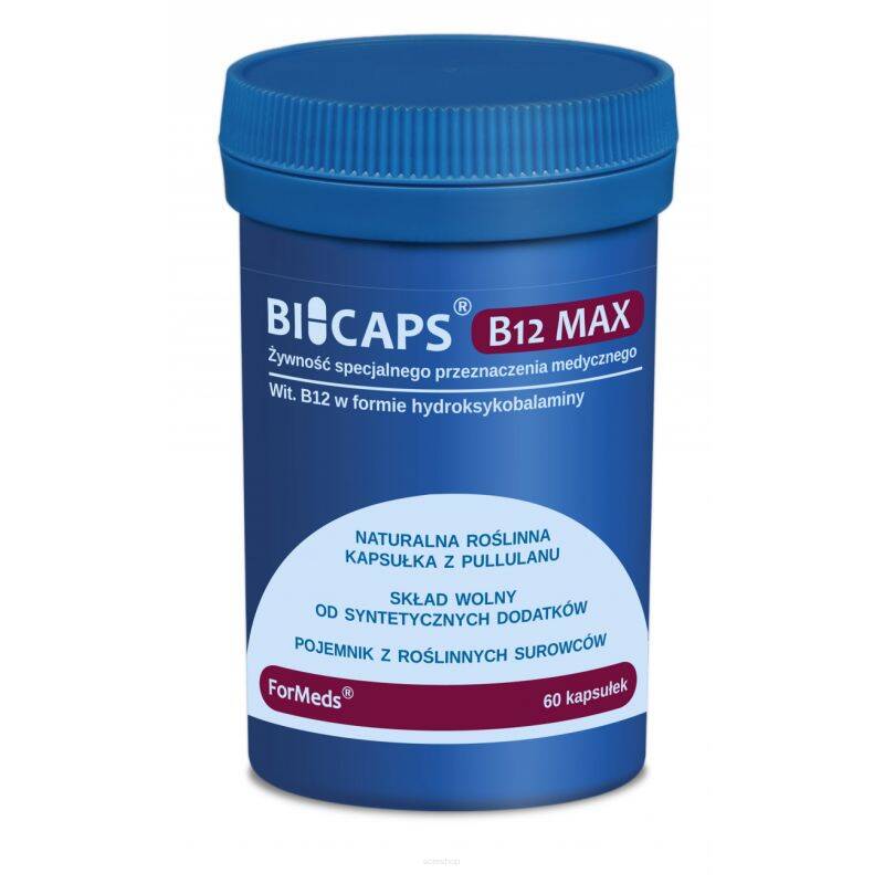 Witamina B12 BiCaps 60 kaps. - ForMeds