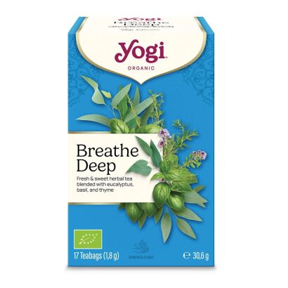 HERBATKA GŁĘBOKI ODDECH (BREATHE DEEP) BIO (17 x 1,8 g) 30,6 g - YOGI