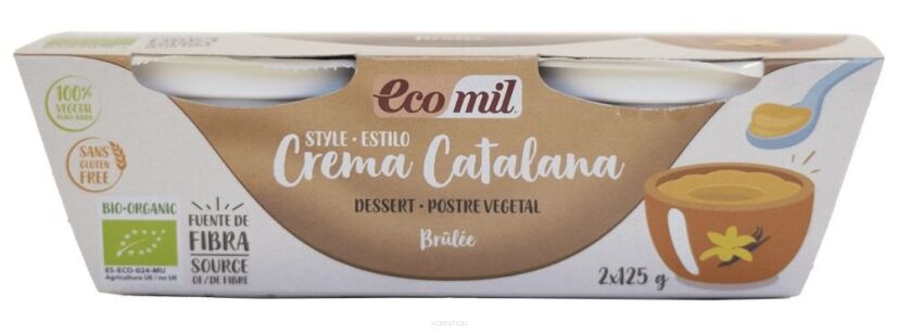 Deser roślinny crema catalana BEZGL. BIO 2 x 125 g