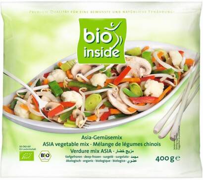 MIX AZJATYCKICH WARZYW DO WOKA MROŻONE BEZGLUTENOWE BIO 400 g - BIO INSIDE