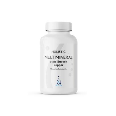 Minerały MultiMineral bez żelaza i miedzi - minerały 90 kapsułek Holistic 