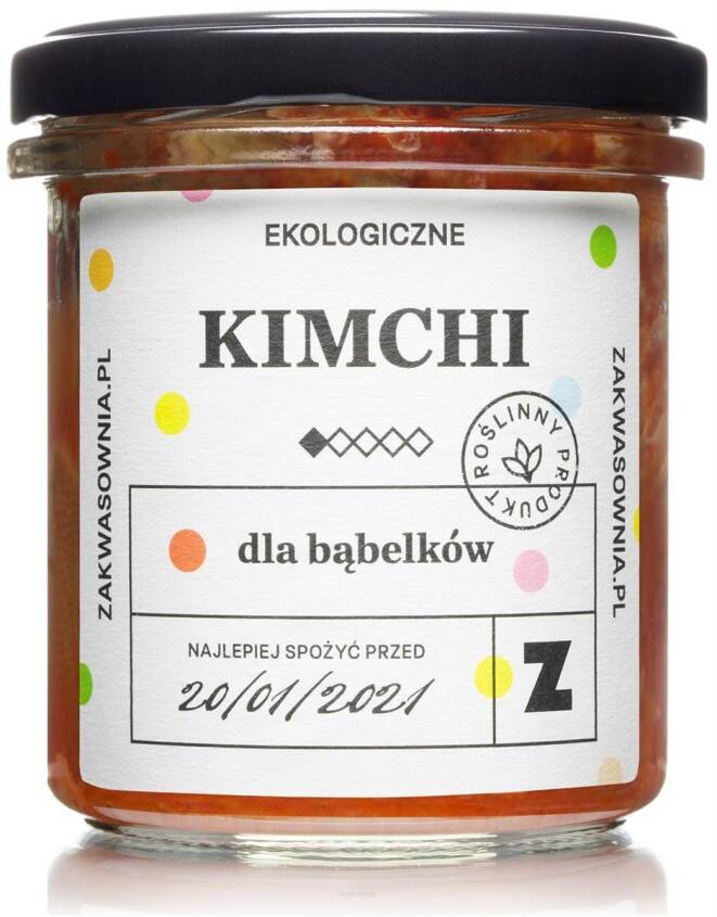 KIMCHI DLA BĄBELKÓW BIO 300 g - ZAKWASOWNIA