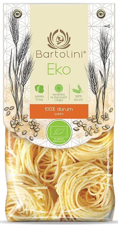 MAKARON (SEMOLINOWY) GNIAZDA SPAGHETTI ALLA CHITARRA BIO 250 g - BARTOLINI