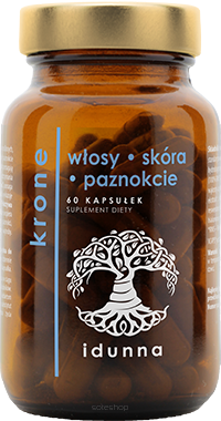 Krone włosy skóra paznokcie 60 kaps  | Idunna