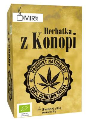 HERBATKA Z KONOPI BIO (20 x 0,8 g) 16 g - MIR-LEK