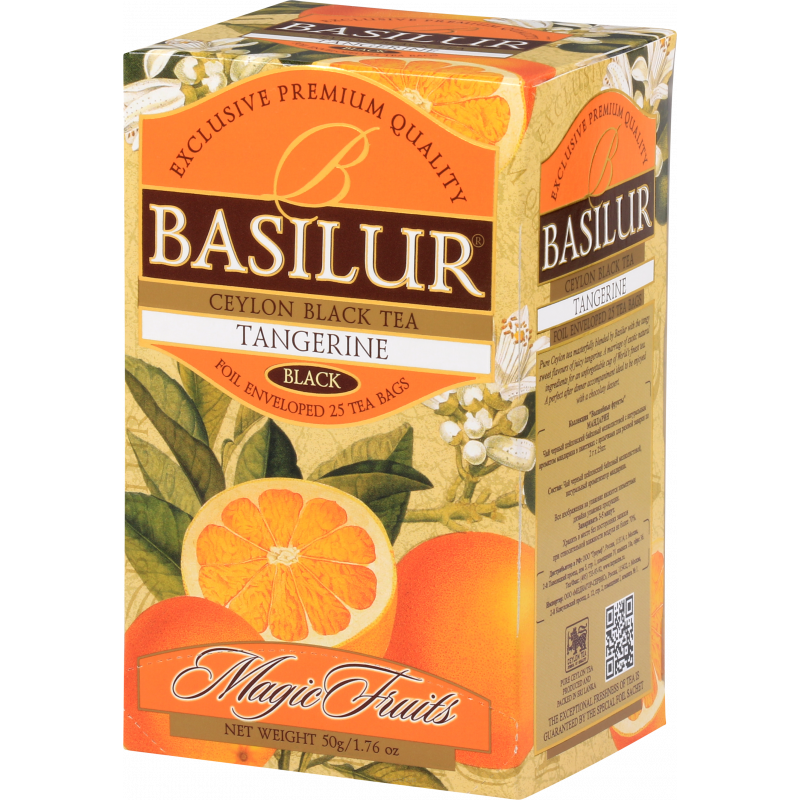 Herbata Czarna Tangerine 25x2 g - Basilur