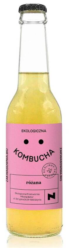 KOMBUCHA RÓŻANA BIO 270 ml - ZAKWASOWNIA