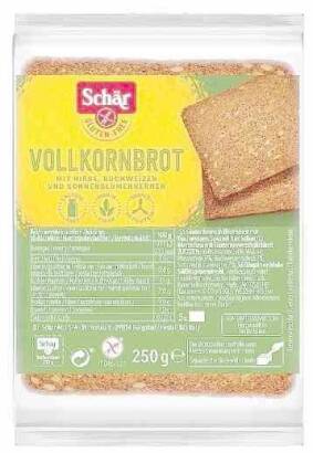 Volkornbrot- chleb razowy z gryką BEZGL. 250 g