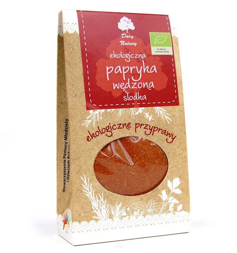 PAPRYKA WĘDZONA SŁODKA BIO 50 g - DARY NATURY