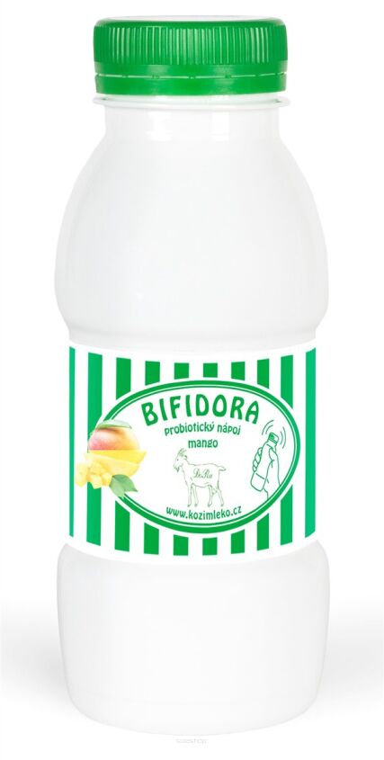 Jogurt pitny probiotyczny z mleka koziego Bifidora z mango 240 g